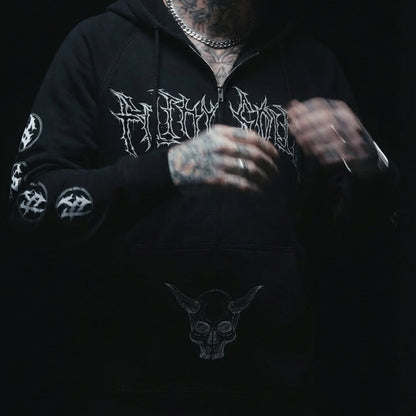 Filthy Soup Death Skull Zip